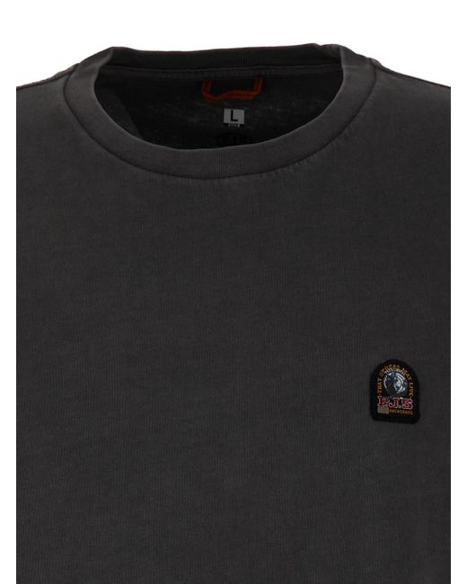T-Shirt Girocollo di Parajumpers in Black da Uomo