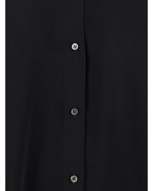 Le Plain Blue Shirt With Classic Collar