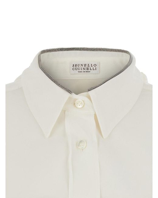 Brunello Cucinelli White Camicia