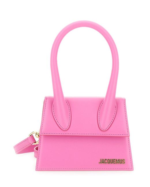 Jacquemus Pink 'Le Chiquito Moyen' Handbag