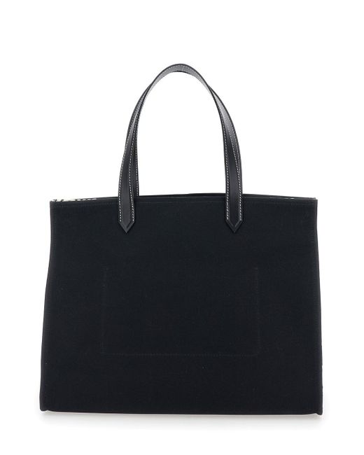 Balmain B Army Medium Tote Bag With Logo Lettering in Black Lyst UK