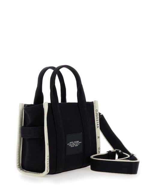 Marc Jacobs Black Handbag With Jacquard Logo