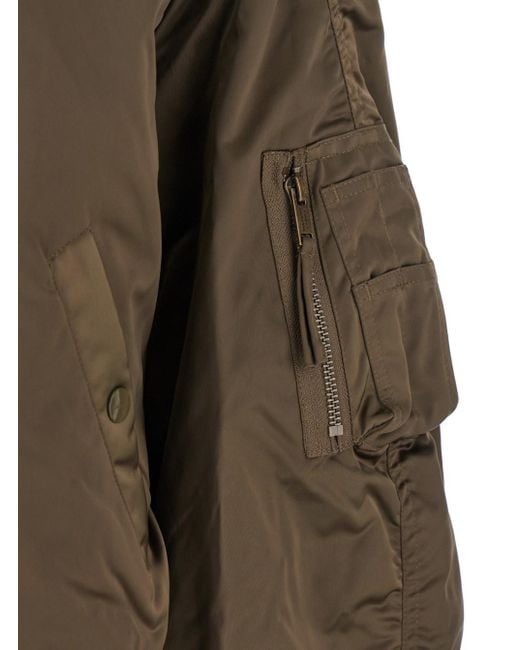 Giubbotto 'Elisa' Con Cappuccio Con Zip E Tasca Con Zip di Isabel Marant in Green