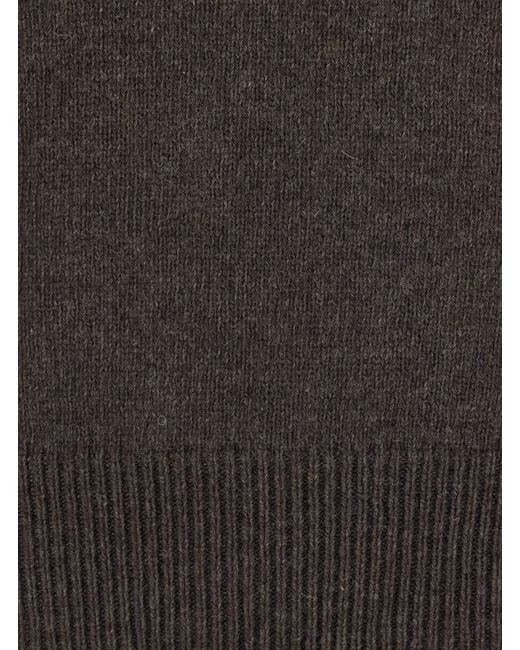 Grifoni Black Wool Cashmere Pull