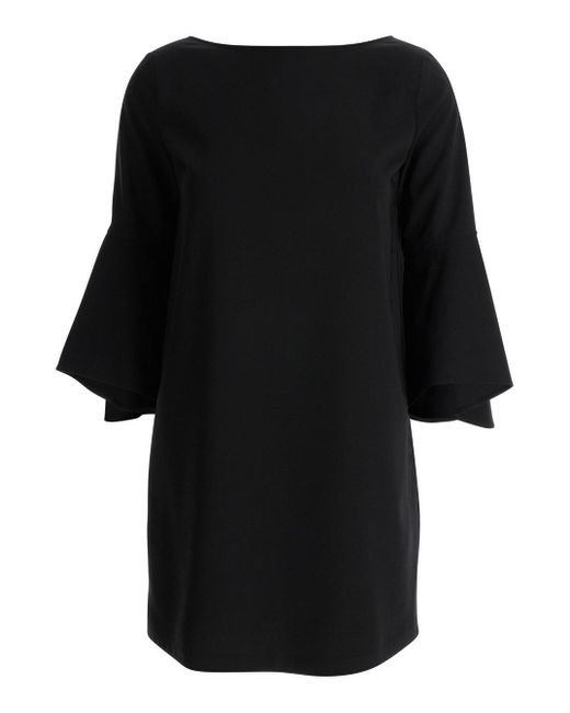 Liu Jo Black Bell-Sleeve Mini Dress