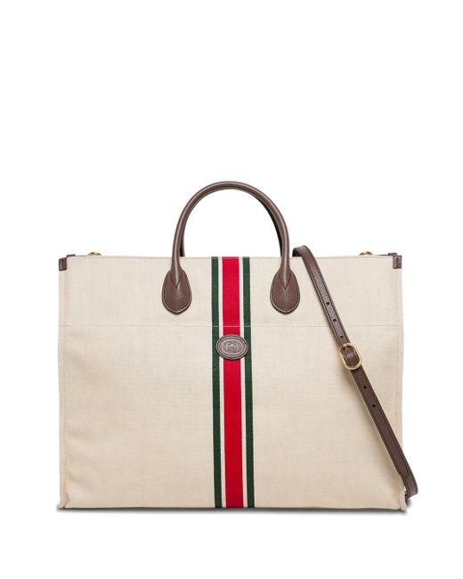 Gucci White Foldable Large Tote Bag for men