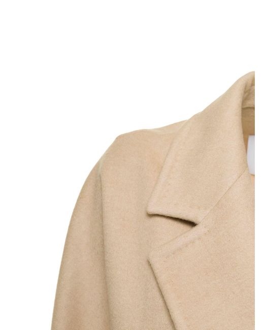 Max Mara Woman's Ferrara Single Breasted Cashmere Coat in Beige ...