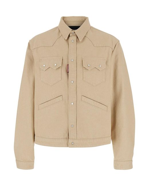 DSquared² Natural Light Jackets for men