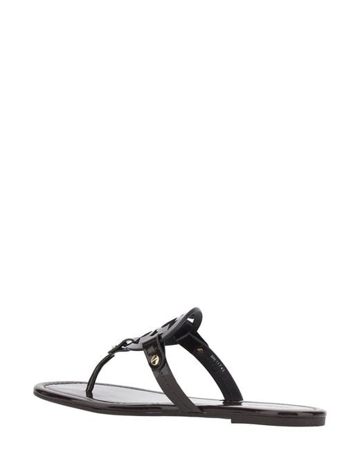 Tory Burch Black Thong Sandals Miller