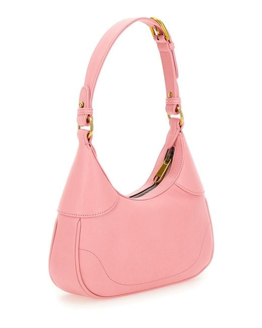 Gucci Pink Aphrodite Small Leather Shoulder Bag