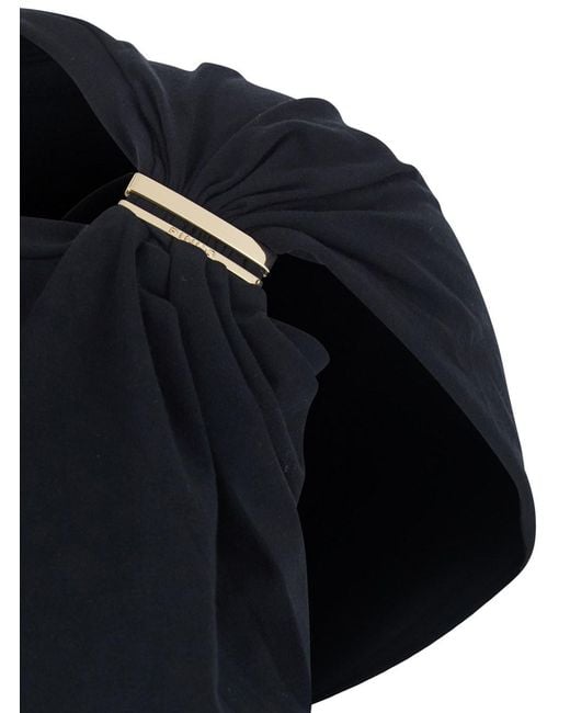Pinko Black Twist Detail Top