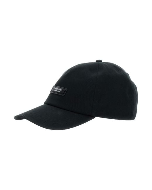 Cappello Da Baseball Con Patch Logo Sul Fronte di Moncler Genius in Black da Uomo