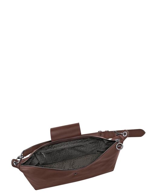 Longchamp Brown Shoulder Bag Le Pliage Xtra Leather
