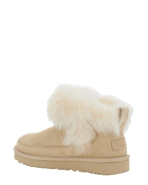 Stivaletti 'Classic Ultra Mini Chalet' Con Design di Ugg in Natural