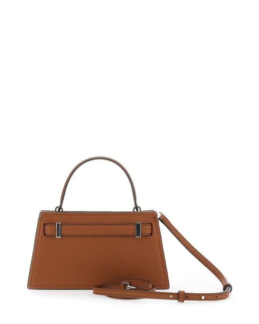 Borsa A Tracolla 'Petite Lee Radziwill' Con Chiusura Con Fi di Tory Burch in Brown