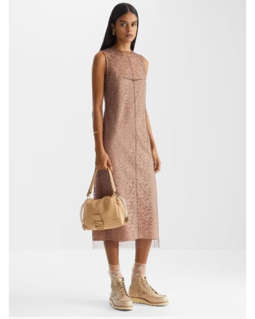Abito Midi di Fendi in Natural