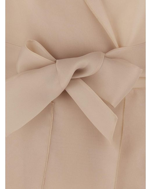 Le Plain Natural Technical Fabric Jacket With Notched Revers And Waist Ti