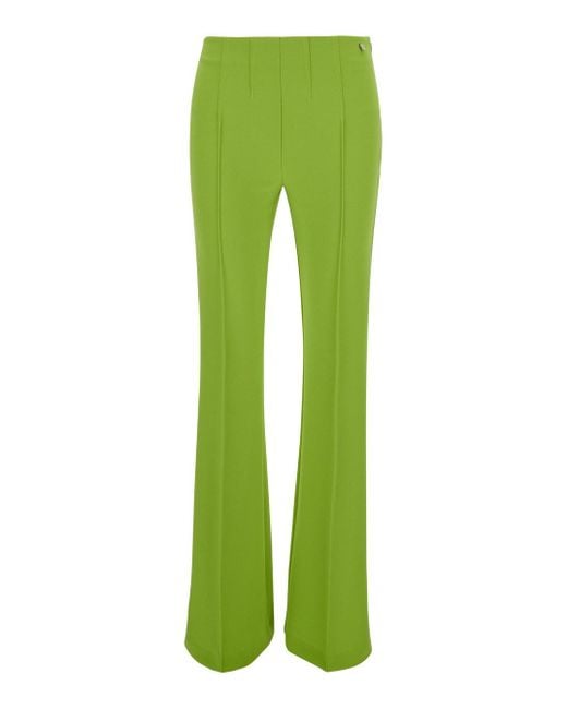 Liu Jo Green Tailored High Waisted Pants