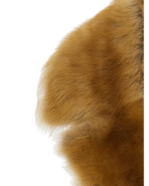 Fendi Natural Scarf Shearling Toscano Dorsat