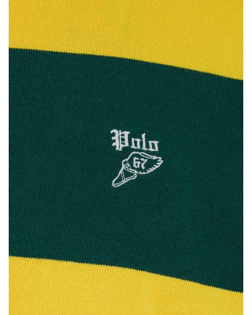 Polo Ralph Lauren Yellow Polo Shirt With Embroidered Logo for men