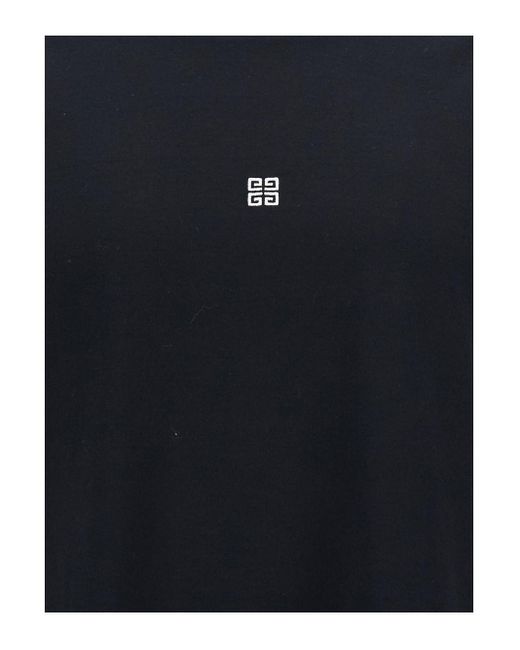 T-Shirt Girocollo Con Stampa 4G di Givenchy in Black da Uomo