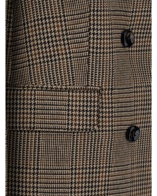 Tagliatore Green Jasmine Double Breasted Check