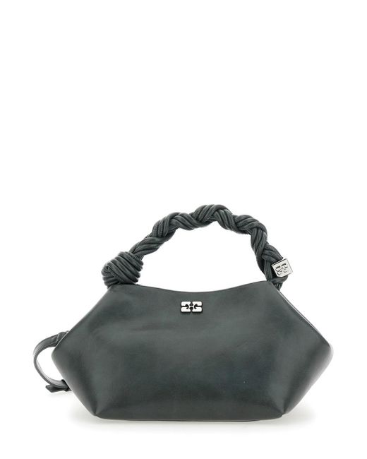 Ganni Black 'Bou' Handbag With Adjustable And Removable Shoulder Strap