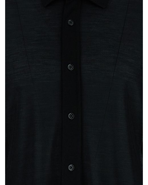 Tom Ford Black Satin Shirt for men