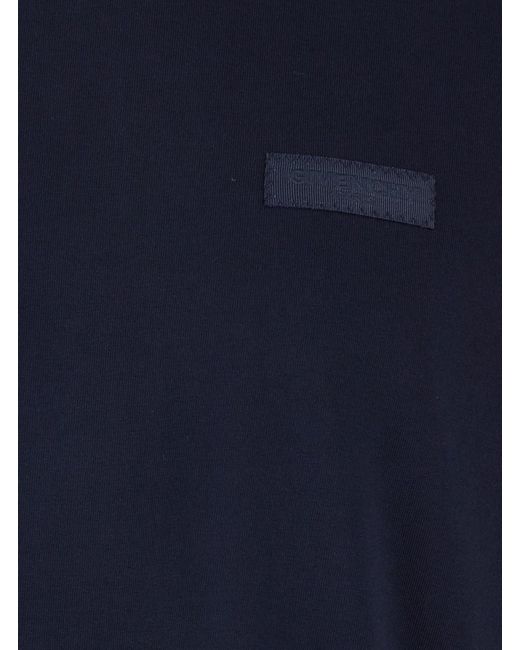 Givenchy Blue Cotton T-Shirt for men