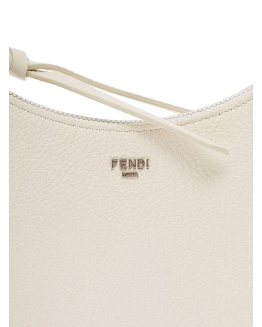 Fendi Natural 'Mini Fendessence' Handbag With Logo Detail