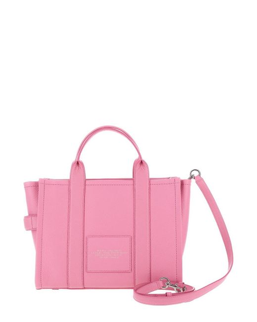 Marc Jacobs Pink 'The Medium Tote Bag' Shoulder Bag With Logo