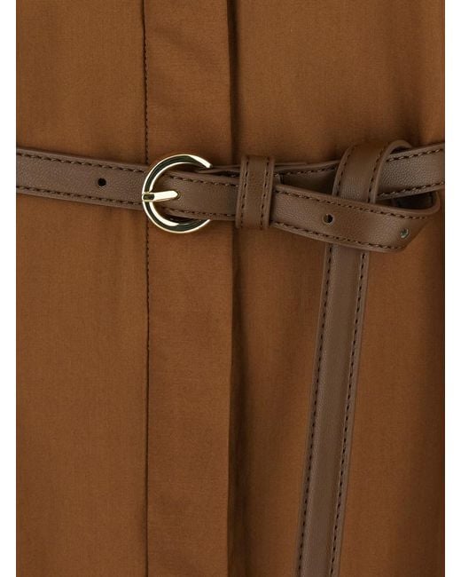 Max Mara Brown Long Dress Lecito
