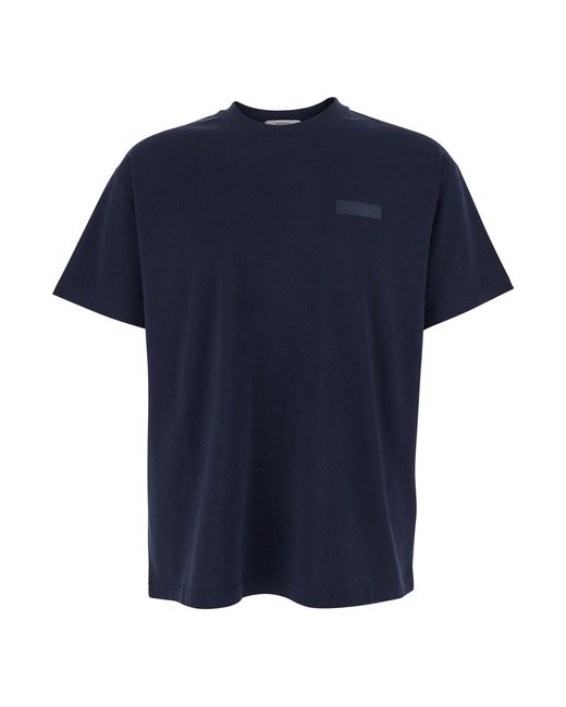 Givenchy Blue Cotton T-Shirt for men