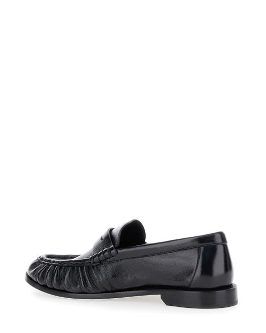 Saint Laurent White 'Le Loafer' Loafers With Cassandre Detail