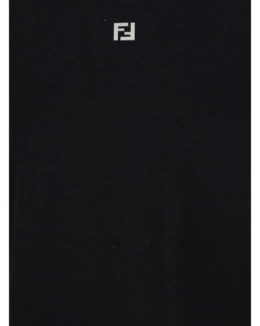 Fendi Black Short Sleeves T-Shirt for men