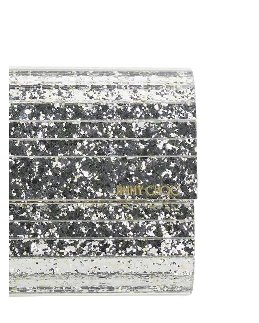 Jimmy Choo Gray Clutch Sweetie