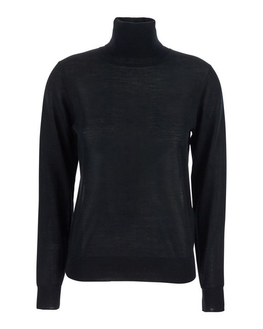 P.A.R.O.S.H. Black Turtleneck Sweater