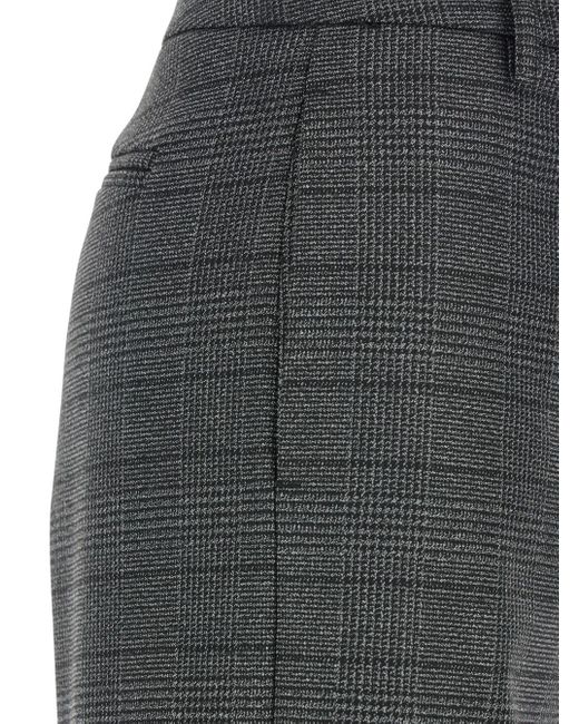 Pantaloni Con Motivo A Righe di Plain in Gray