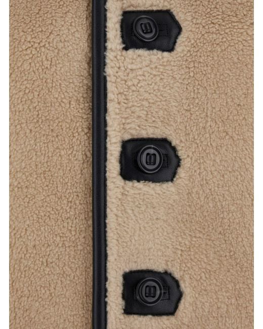 Giubbotto Con Design Reversibile di Low Classic in Natural