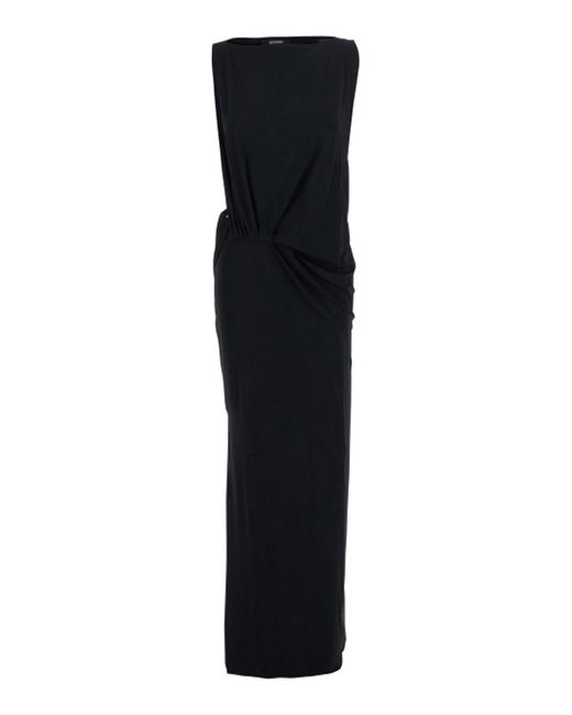 【Jacquemus】La Robe Peplo' Black Long Dress Jacquemus La Robe Peplo Maxi Dress | Black | FARFETCH