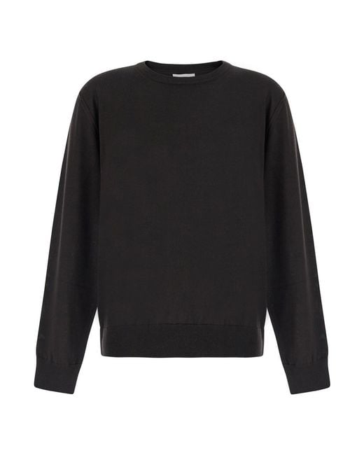 Grifoni Black Crew Neck Sweater for men