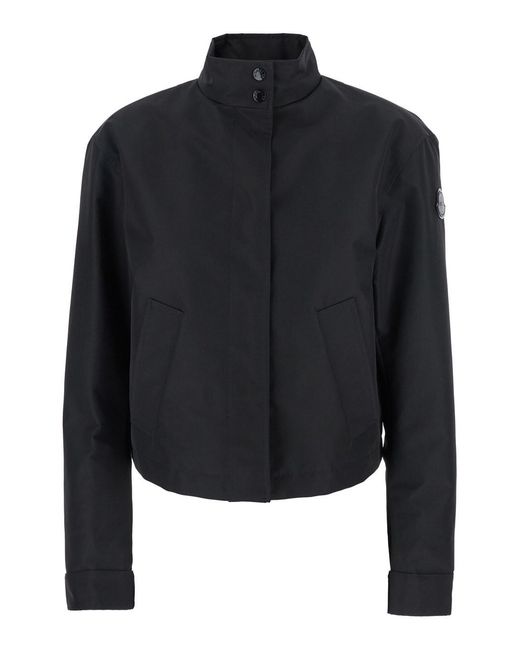 Moncler Genius Blue 'Krovanh' Down Jacket With High Neck And Logo Pat