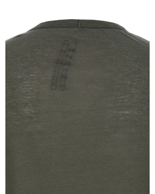 Rick Owens Green Solid T-Shirt for men