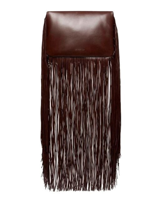 Sportmax Brown 'Soffy' Handbag With Adjustable And Removable Shoulder