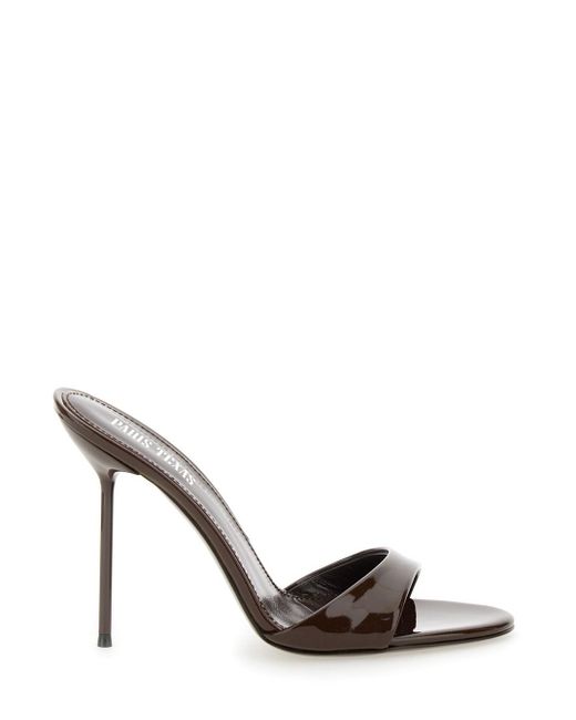 Mules 'Lidia' Con Tacco A Stiletto di Paris Texas in Metallic