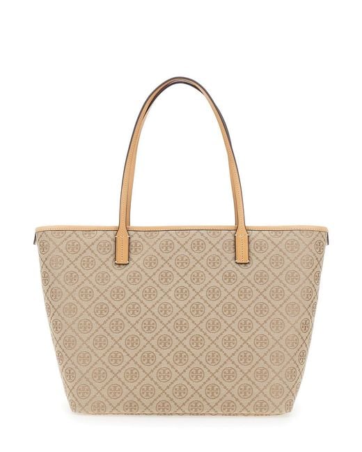 Tory Burch Natural Tote Bag Canvas
