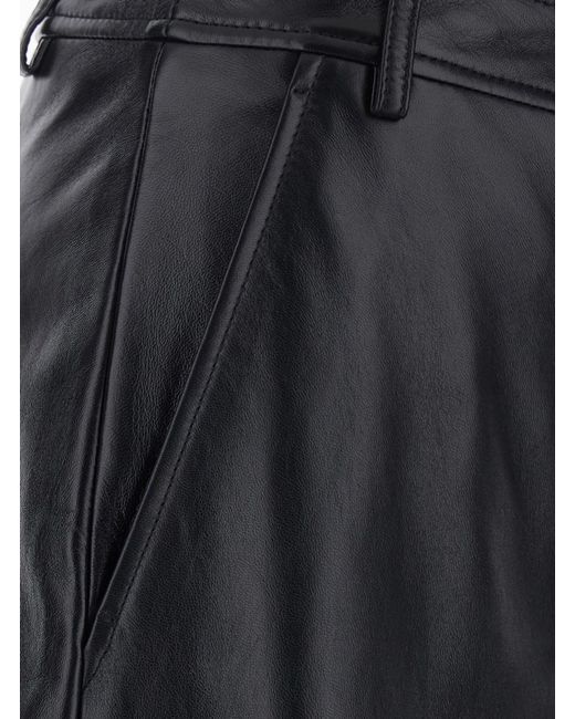 Max Mara Black 'Legno' Pants With Button And Zip Closure