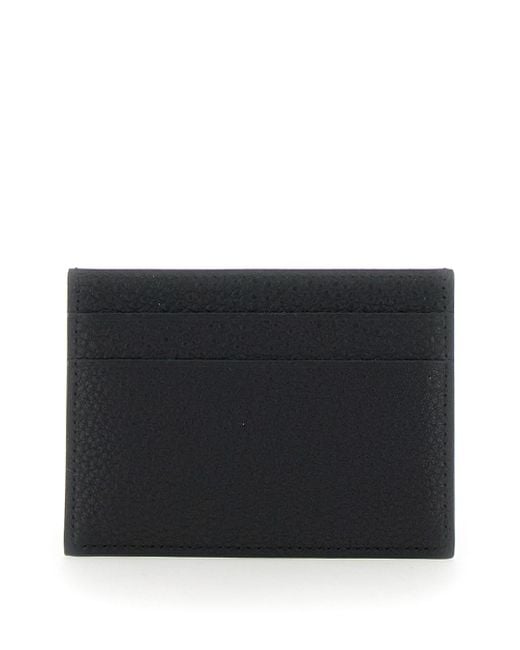 Balenciaga Black Card Holder With Logo Lettering On The Front for men