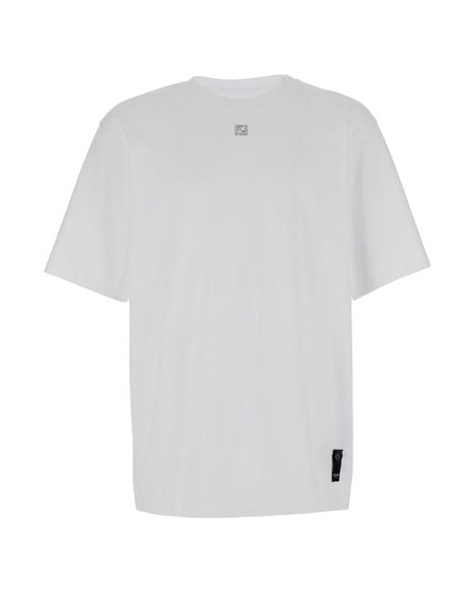 Fendi White Short Sleeves T-Shirt for men