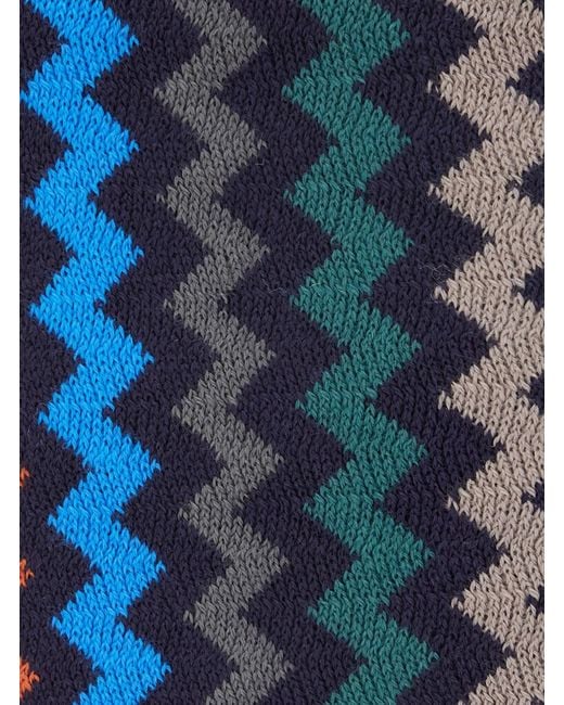 Missoni Blue Scarf for men